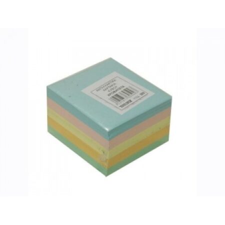 ΧΑΡΤΑΚΙΑ ΚΥΒΟΥ ΧΡΩΜΑΤΙΣΤΑ ΑΝΤΑΛΛΑΚΤΙΚΑ 9x9cm 500Φ.