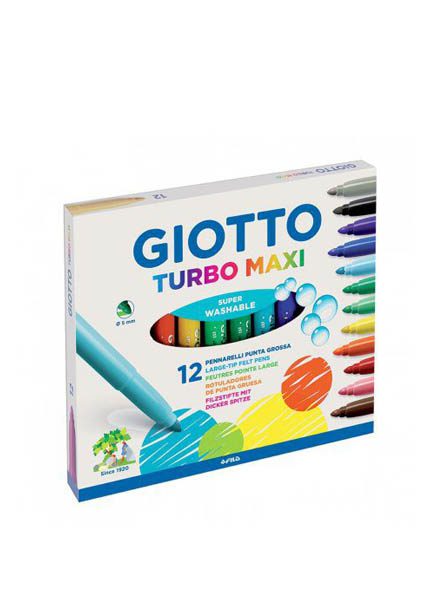 ΜΑΡΚΑΔΟΡΟΙ GIOTTO TURBO MAXI SUPERWASHABLE 12TEM.