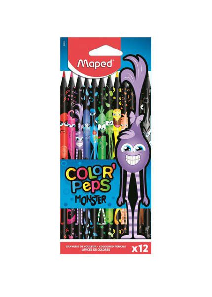 ΞΥΛΟΜΠΟΓΙΕΣ MAPED COLOR'PEPS MONSTER 12TEM.
