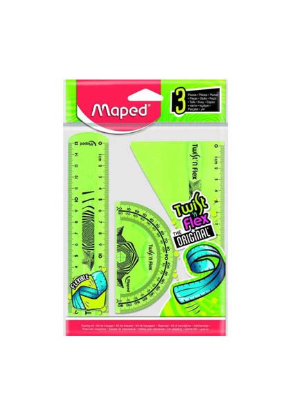 ΓΕΩΜΕΤΡΙΚΟ ΣΕΤ MAPED TWIST FLEX ORIGINAL 15cm 3TEM.