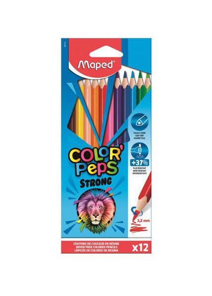 ΞΥΛΟΜΠΟΓΙΕΣ MAPED STRONG 12ΤΕΜ.