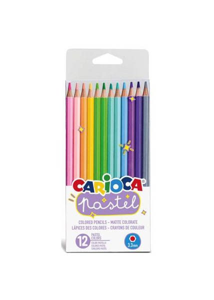 ΞΥΛΟΜΠΟΓΙΕΣ CARIOCA ΠΑΣΤΕΛ 12ΤΕΜ.