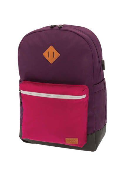 ΣΑΚΙΔΙΟ POLO REFLECTIVE ΜΩΒ/ΦΟΥΞΙΑ 9-01-244-13