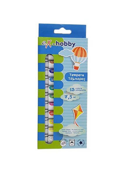 ΤΕΜΠΕΡΕΣ EX - HOBBY ΤΩΝ 12 ΤΕΜΑΧΙΩΝ 7,5ml