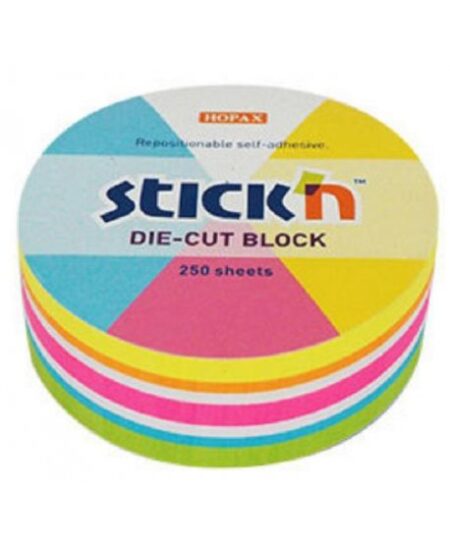 ΧΑΡΤΑΚΙΑ STICK'N ΚΥΒΟΣ NEON ΚΥΚΛΟΣ 67x67cm 250Φ