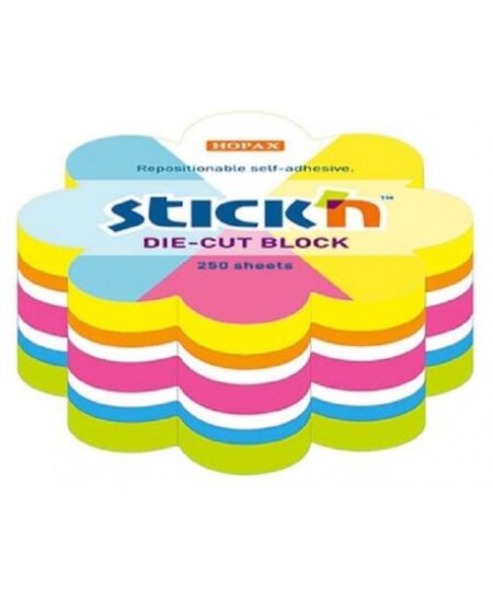 ΧΑΡΤΑΚΙΑ STICK'N ΚΥΒΟΣ NEON ΛΟΥΛΟΥΔΙ 67x67cm 250Φ