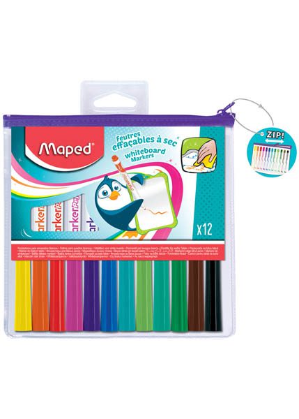 ΜΑΡΚΑΔΟΡΟΙ ΠΙΝΑΚΑ 1.2mm MAPED 741817 12ΤΕΜ.