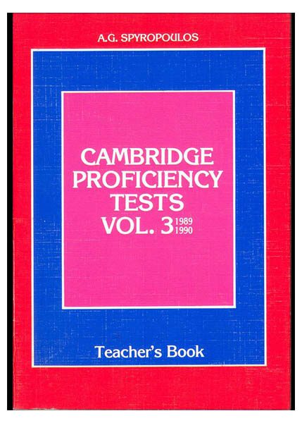 CAMBRIDGE PROFICIENCY TESTS VOL.3