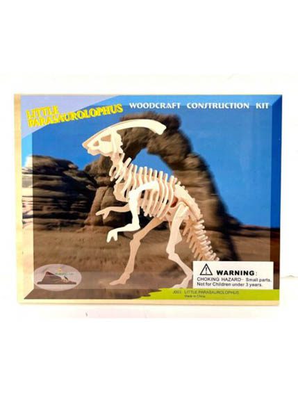 ΞΥΛΙΝΗ ΚΑΤΑΣΚΕΥΗ 3D LITTLE PARASAUROLOPHUS J003