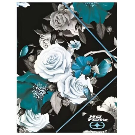 ΝΤΟΣΙΕ ΛΑΣΤΙΧΟ A4 NO FEAR BLUE FLOWERS