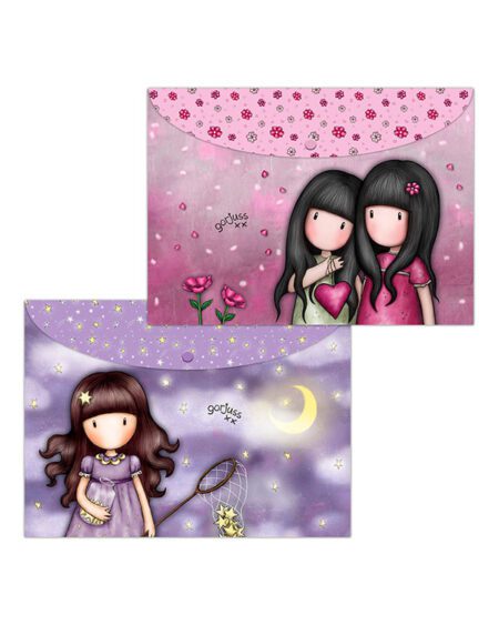 ΦΑΚΕΛΟΣ ΚΟΥΜΠΙ A4 SANTORO GORJUSS SPARKLE & BLOOM  669GJS07 2TEM.