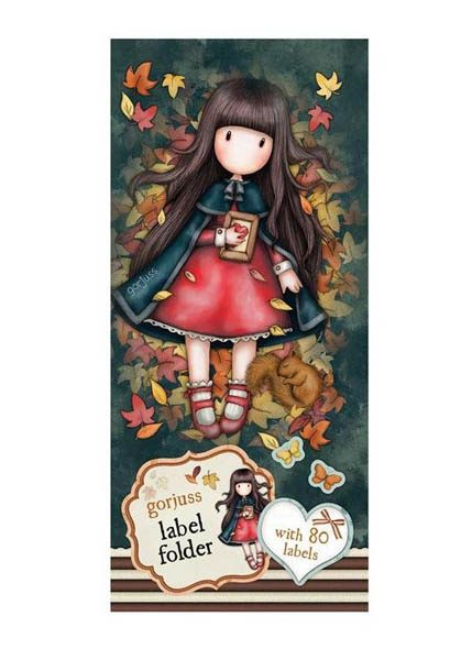 SANTORO GORJUSS ΕΤΙΚΕΤΕΣ ΑΥΤΟΚΟΛΛΗΤΕΣ AUTUMN LEAVES 703GJ03