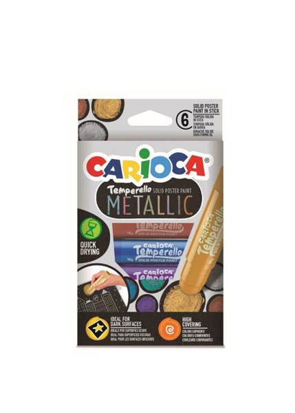 ΜΑΡΚΑΔΟΡΟΙ CARIOCA TEMPERELLO METALLIC 6 ΧΡΩΜΑΤΑ