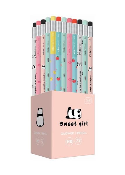 ΜΟΛΥΒΙΑ INTERDRUK SWEET GIRL ΜΕ ΓΟΜΑ HB