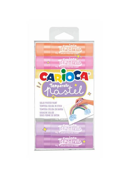 ΜΑΡΚΑΔΟΡΟΙ CARIOCA TEMPERELLO PASTEL 8 ΧΡΩΜΑΤΑ