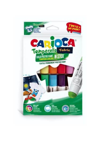 ΜΑΡΚΑΔΟΡΟΙ CARIOCA TEMPERELLO FABRIC 10 ΧΡΩΜΑΤΑ