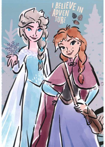 ΤΕΤΡΑΔΙΟ ΚΑΡΦΙΤΣΑ FROZEN 17x25 40Φ.