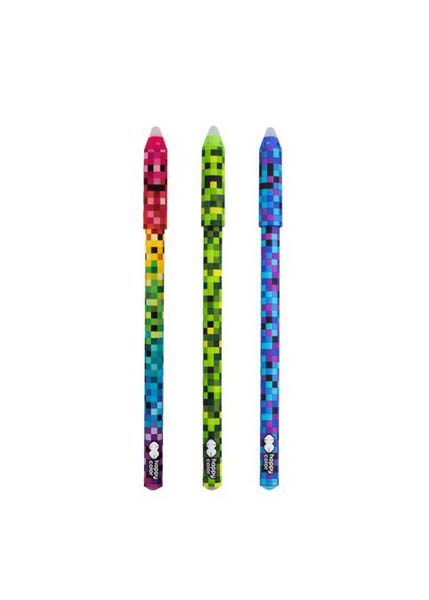 ΣΤΥΛΟ GEL ERASABLE HAPPY COLOR PIXEL 0,5mm ΜΠΛΕ
