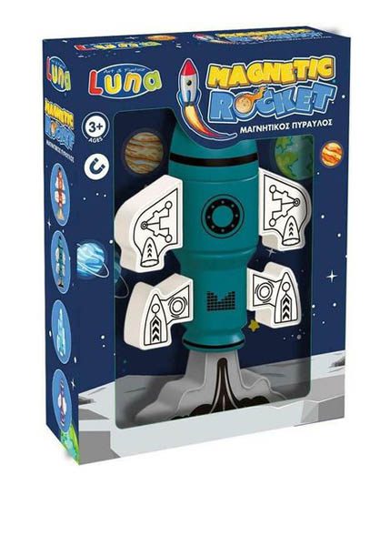 ΜΑΓΝΗΤΙΚΟΣ ΠΥΡΑΥΛΟΣ ΠΡΑΣΙΝΟΣ LUNA 21,5x16x6cm