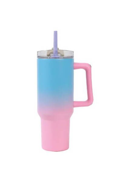 ΚΟΥΠΑ I DRINK ID0253 TRAVELMUG 1200ML PINK/BLUE