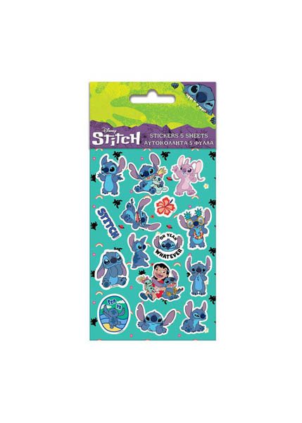 ΑΥΤΟΚΟΛΛΗΤA 8x12 5ΦΥΛΛΑ LILO & STITCH