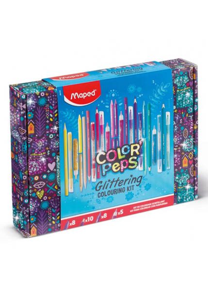 ΣΕΤ ΖΩΓΡΑΦΙΚΗΣ GLITTER MAPED