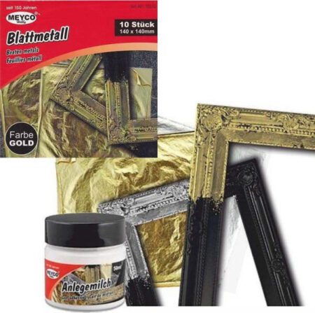 ΦΥΛΛΑ ΧΡΥΣΟΥ MEYCO 14cm x14cm 10τεμ.