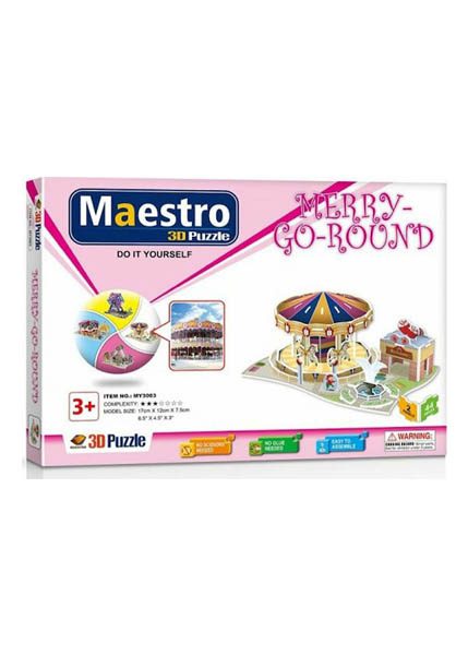 3D PUZZLE MERRY-GO-ROUND 44 ΚΟΜΜΑΤΙΑ