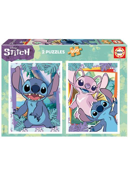EDUCA ΠΑΖΛ 11+ 500 ΚΟΜΜΑΤΙΑ 2 ΣΧΕΔΙΑ 37.3x27.2x5.8cm STITCH