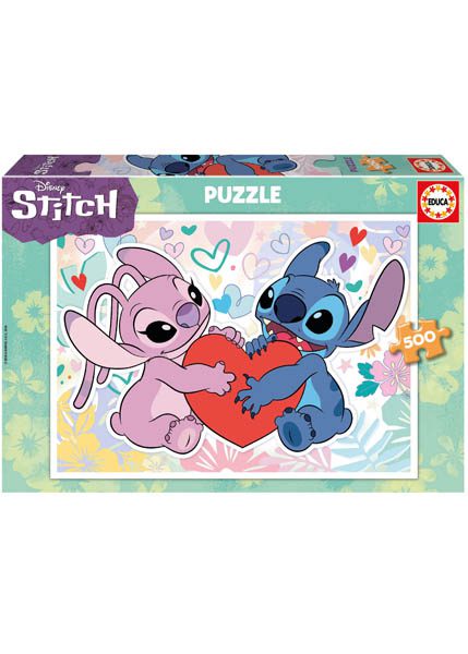 EDUCA ΠΑΖΛ 11+ 500 ΚΟΜΜΑΤΙΑ 33.5x23.5x4.7cm STITCH