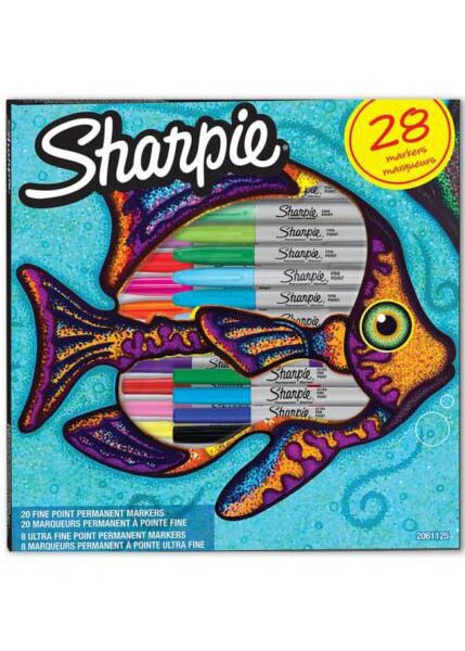 ΜΑΡΚΑΔΟΡΑΚΙΑ SHARPIE FINE L.Ε. PACK 28ΤΜΧ