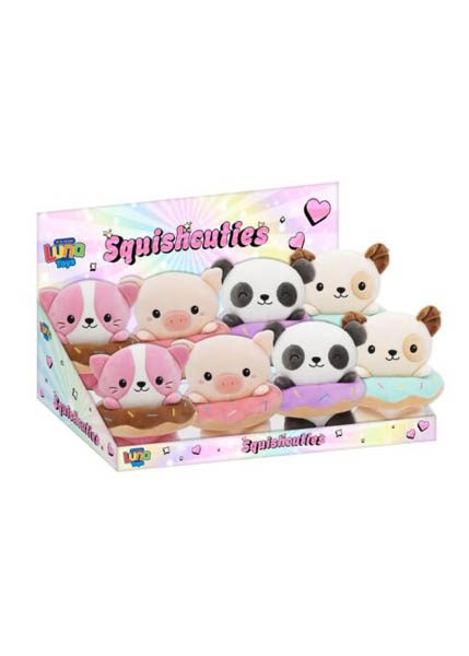 ΛΟΥΤΡΙΝA ΖΩΑΚΙΑ 21CM DONUTS SQUISHCUTIES LUNA