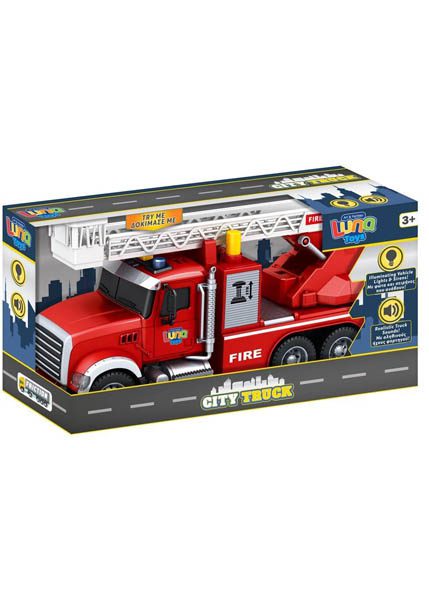 ΠΥΡΟΣΒΕΣΤΙΚΟ OΧΗΜΑ 1:14 FRICTION 34,5x12x18cm ME ΗΧΟ & ΦΩΣ LUNA