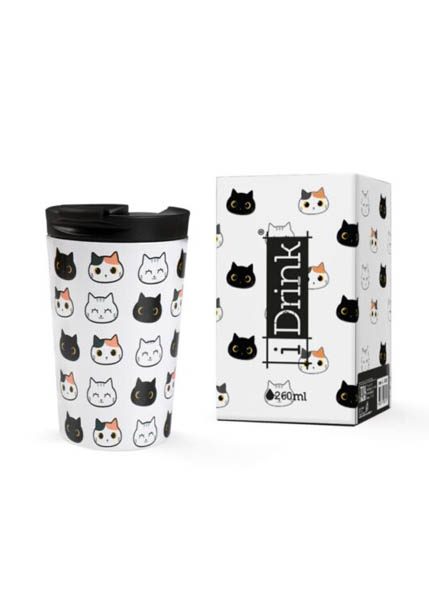 ΚΟΥΠΑ i DRINK ID0243 TRAVEL MUG 260ml CAT
