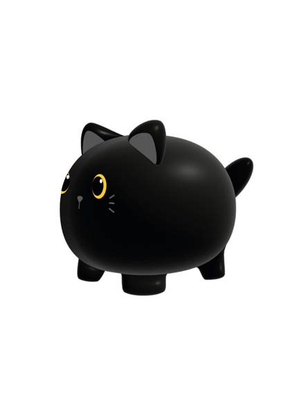 ΚΟΥΜΠΑΡΑΣ i-TOTAL XL2499 BLACK CAT ΠΛΑΣΤΙΚΟΣ 18x15x16cm