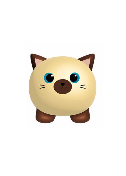 ΚΟΥΜΠΑΡΑΣ i-TOTAL XL2497N SIAMESE CAT PLAST.18x15,5cm