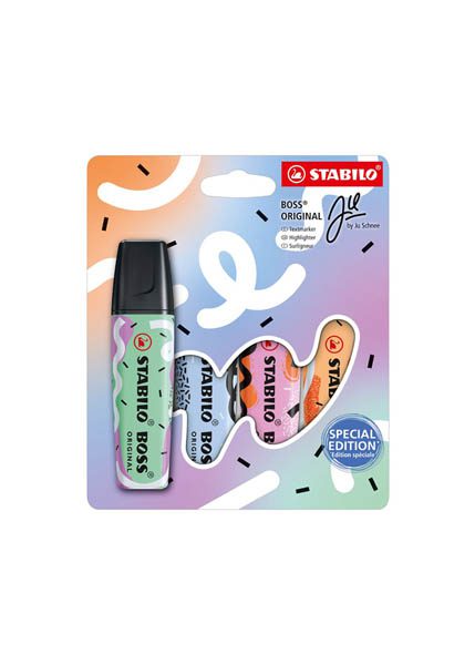 ΜΑΡΚΑΔΟΡΟΙ STABILO BOSS SCHNEE SET/4τεμ