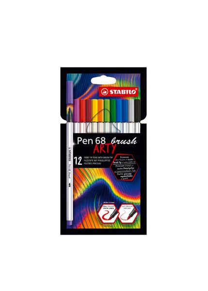 ΜΑΡΚΑΔΟΡΟΙ STABILO 568 ARTY BRUSH 12 τεμ