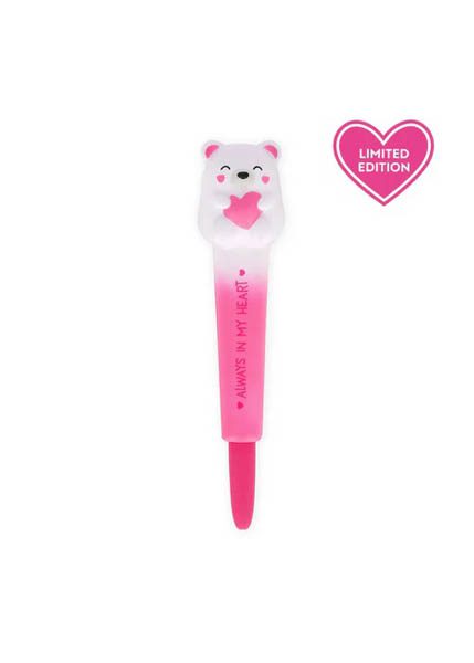 LEQAMI SQUISHY ΣΤΥΛΟ GEL WHITE BEAR LIMITED EDITION