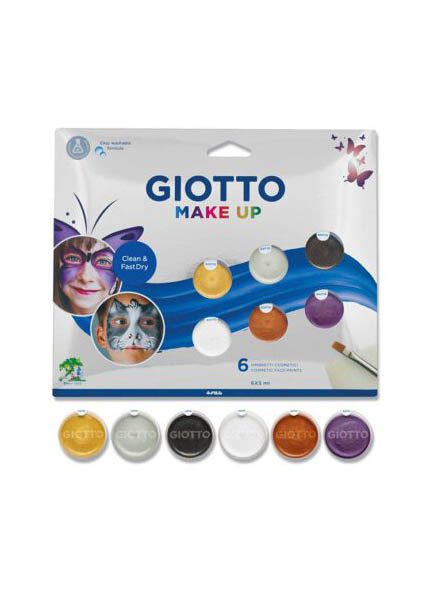 ΠΑΣΤΙΛΙΕΣ GIOTTO ΠΡΟΣΩΠΟΥ MAKEUP METAL set 6X5ml 4764
