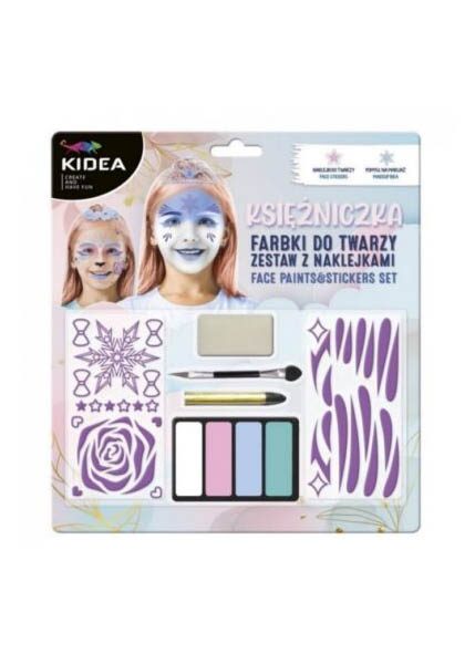 ΠΑΣΤΙΛΙΕΣ KIDEA 091980 ΠΡΟΣΩΠΟΥ 4τεμ PRINCESS PASTEL