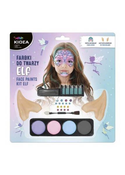 ΠΑΣΤΙΛΙΕΣ KIDEA 097142 ΠΡΟΣΩΠΟΥ ELF GLITTER 4τεμ