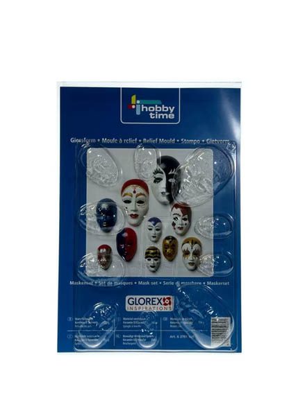 ΚΑΛΟΥΠΙΑ GLOREX ΜΙΝΙ MASKS ΣΕΤ 10τεμ. 2.5x4cm-4.5x7.5cm