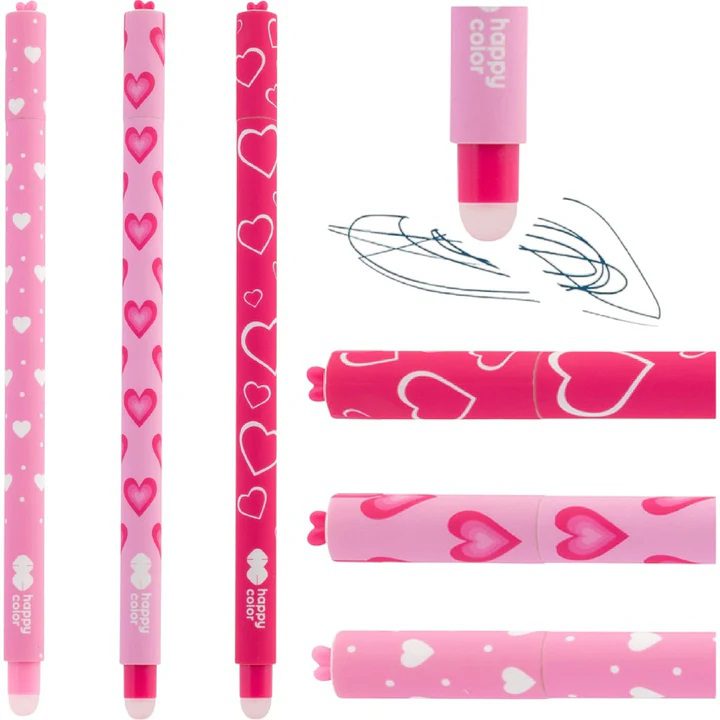 ΣΤΥΛΟ ΠΟΥ ΣΒΗΝΕΙ EARS HEARTS HAPPY COLOR - Image 2