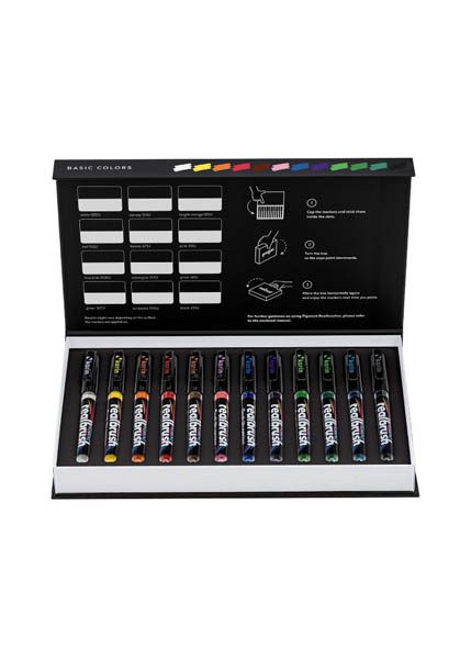 KARIN  REALBRUSH PIGMENT ΣΕΤ 12 ΜΑΡΚΑΔΟΡΩΝ BASIC COLORS