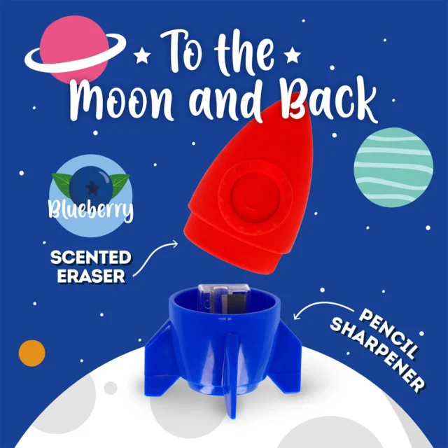 LEGAMI ΑΡΩΜΑΤΙΚΗ ΓΟΜΑ ΜΕ ΞΥΣΤΡΑ TO THE MOON AND BACK - SPACE PSROK0001 - Image 2