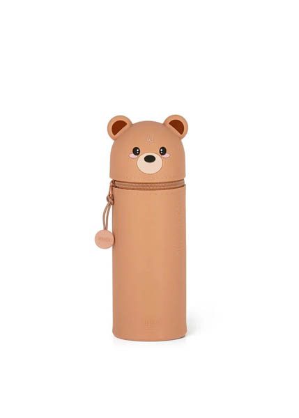LEGAMI ΚΑΣΕΤΙΝΑ SOFT SILICON PENCIL CASE 2 IN 1 KAWAII TEDDY BEAR (ΑΡΚΟΥΔΑΚΙ) KA0011