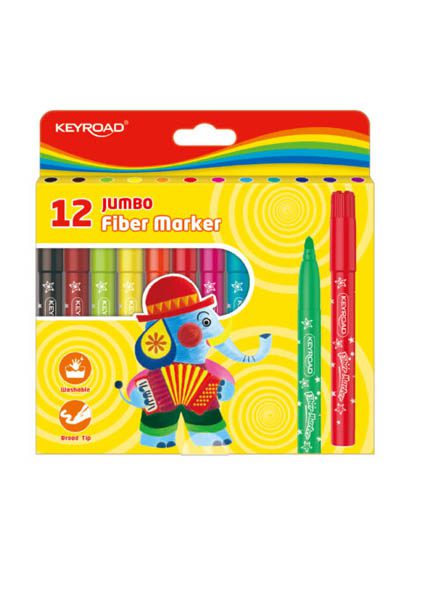 ΜΑΡΚΑΔΟΡΟΙ KEYROAD JUMBO 12 ΧΡΩΜ.