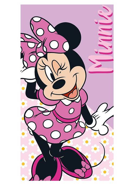ΠΕΤΣΕΤΑ ΘΑΛΑΣΣΗΣ MICROFIBER MINNIE MOUSE ΡΟΖ 140x70cm