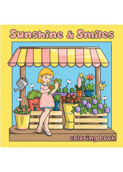 SUNSHINE & SMILES COLORING BOOK